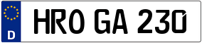 Truck License Plate